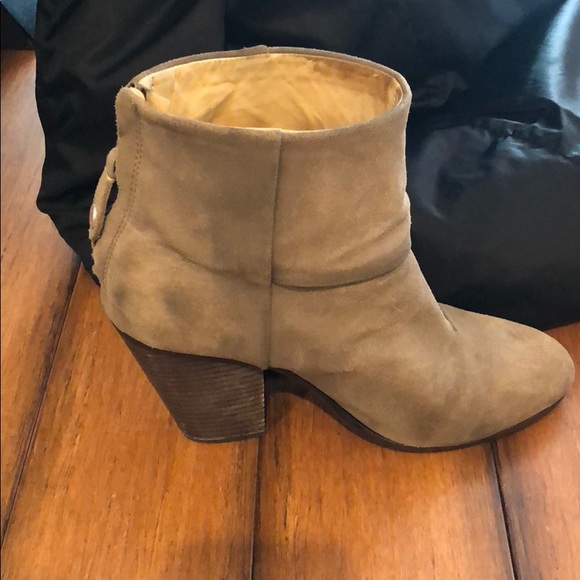 Rag and Bone booties in a neutral color - Picture 2 of 2
